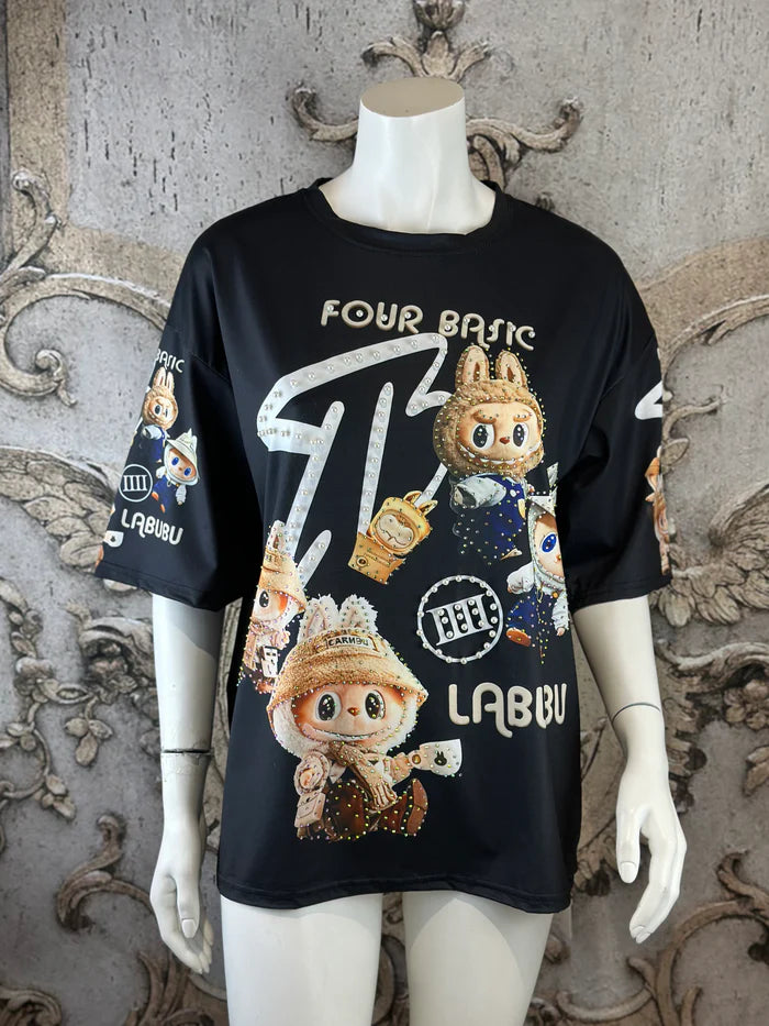 Four Bubu Shirt in Schwarz