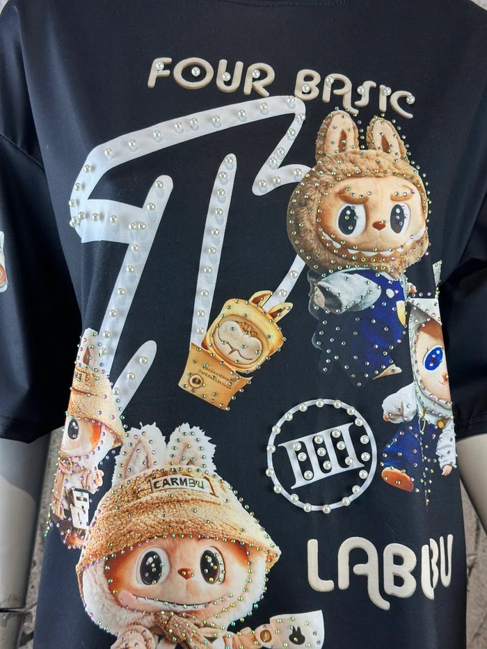 Four Bubu Shirt in Schwarz