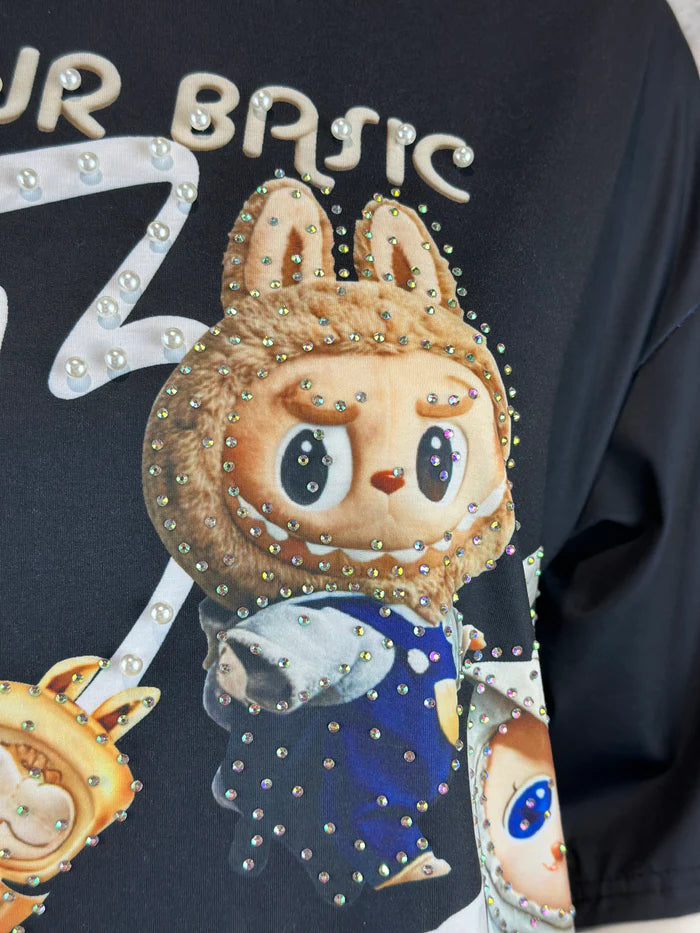 Four Bubu Shirt in Schwarz