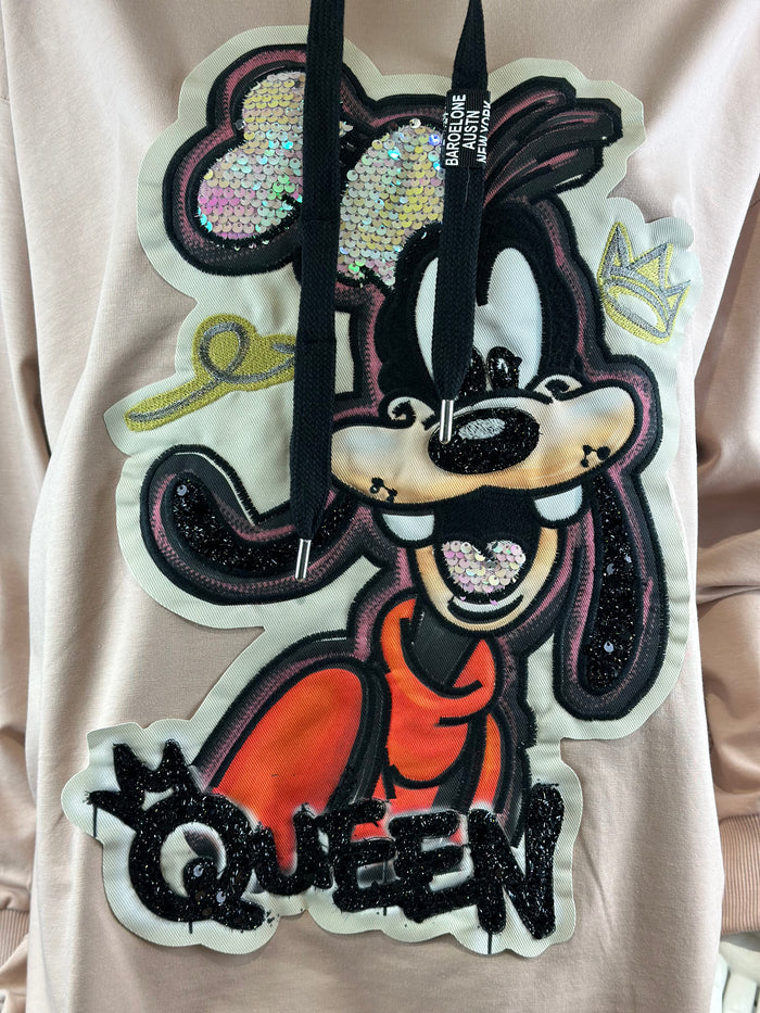 Goofy Hoodie in Alt Rosa