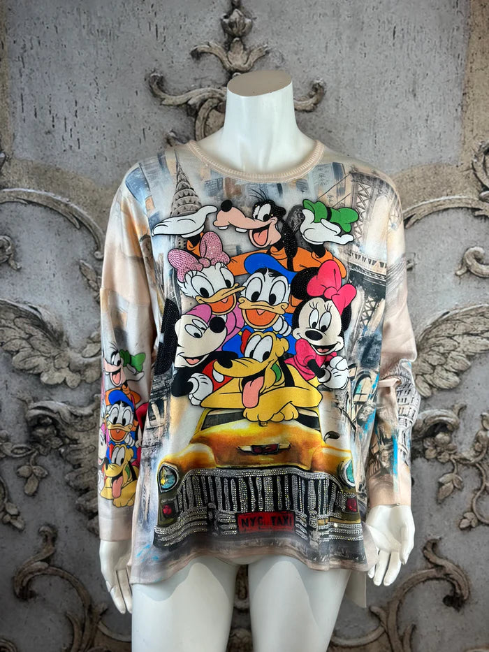 Leichter Disney Strick Pullober