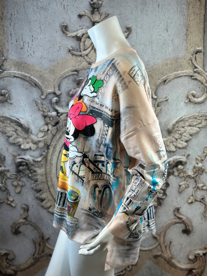 Leichter Disney Strick Pullober