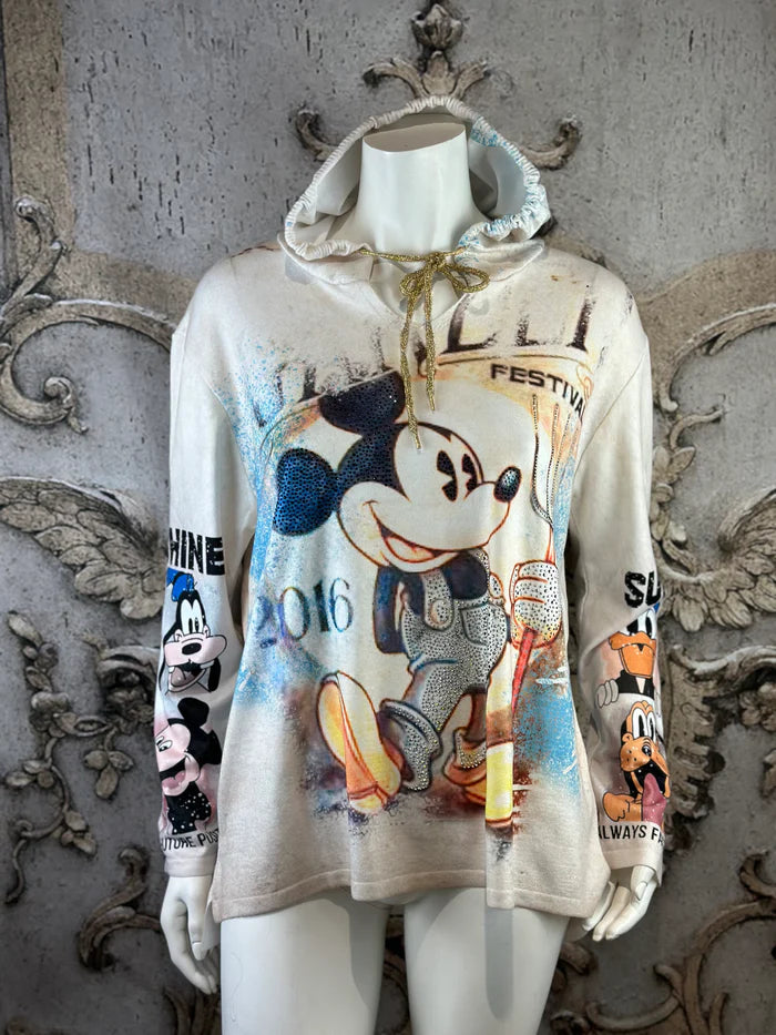 Leichter Mickey Strick Pullover