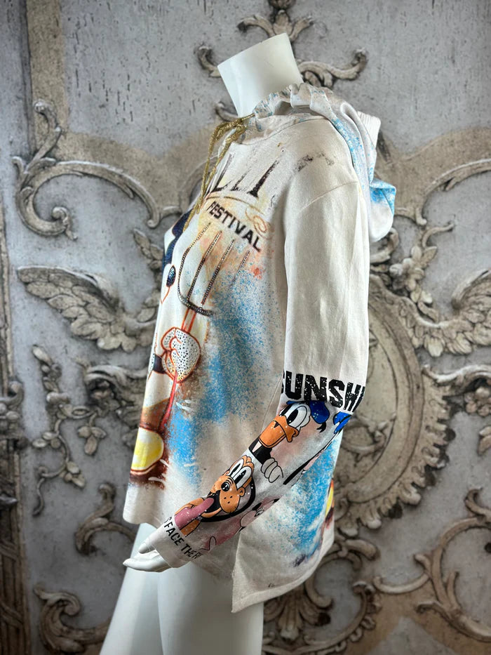 Leichter Mickey Strick Pullover