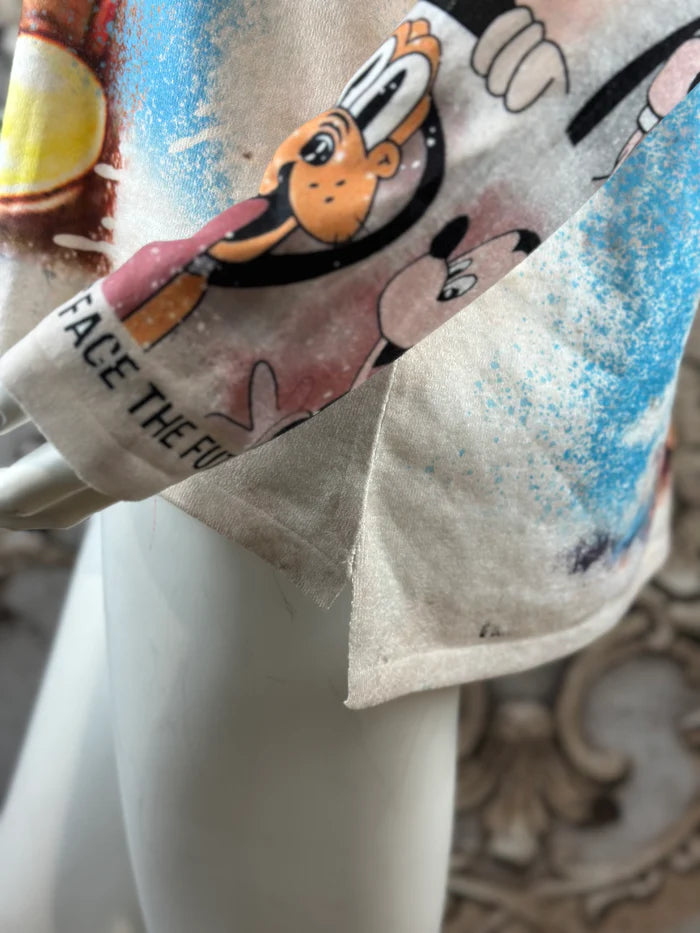 Leichter Mickey Strick Pullover