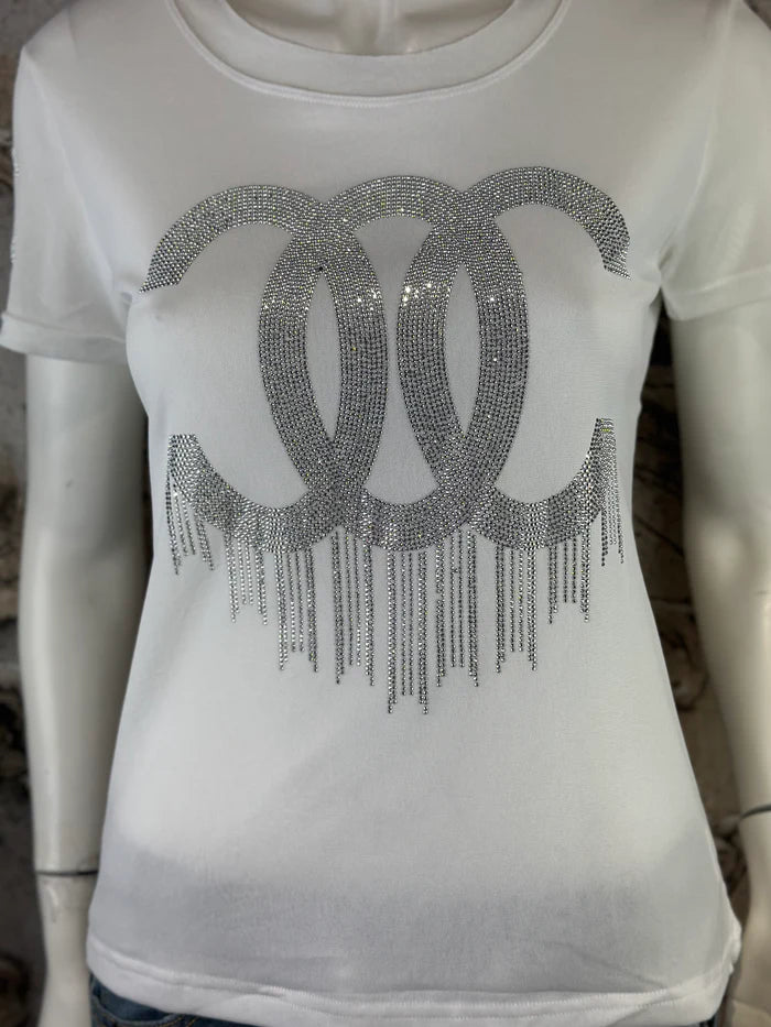 Leichtes CC Shirt in Weiß