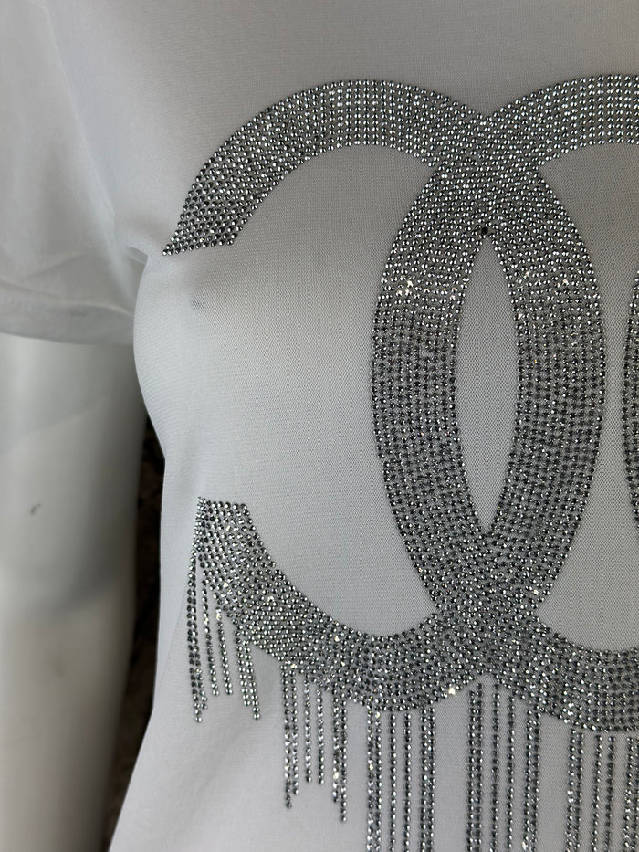 Leichtes CC Shirt in Weiß