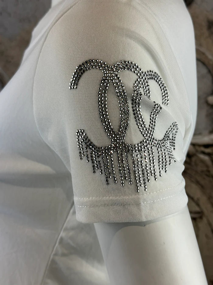 Leichtes CC Shirt in Weiß