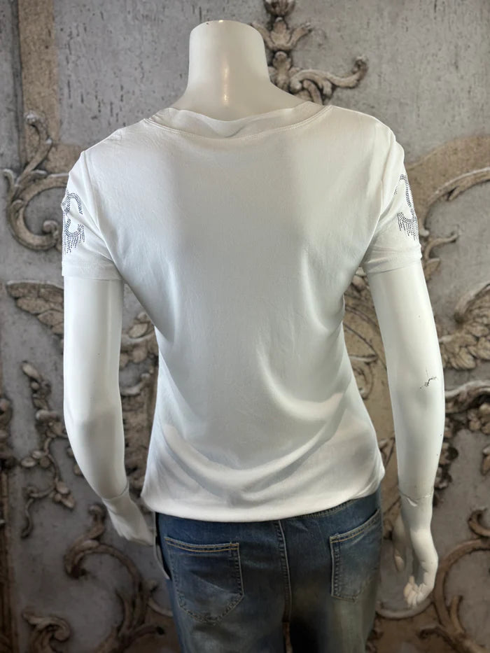 Leichtes CC Shirt in Weiß