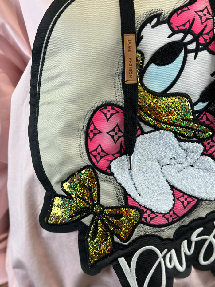 Leichtes Daisy Sweatshirt in Pink