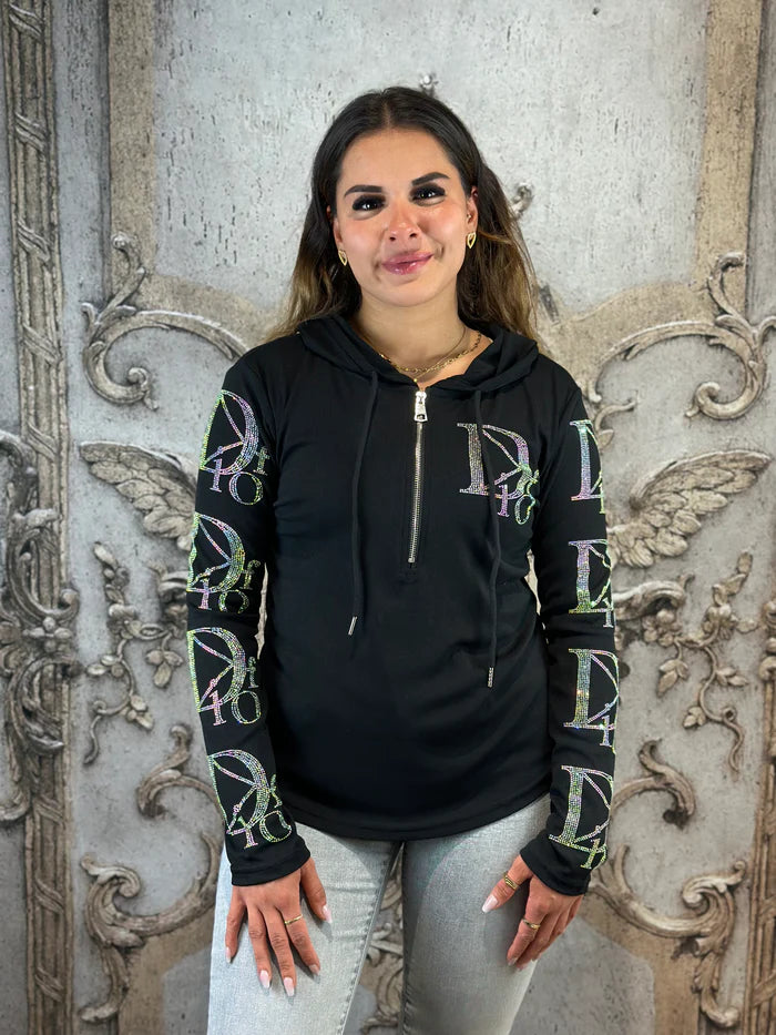 Leichtes Diof Shirt in Schwarz