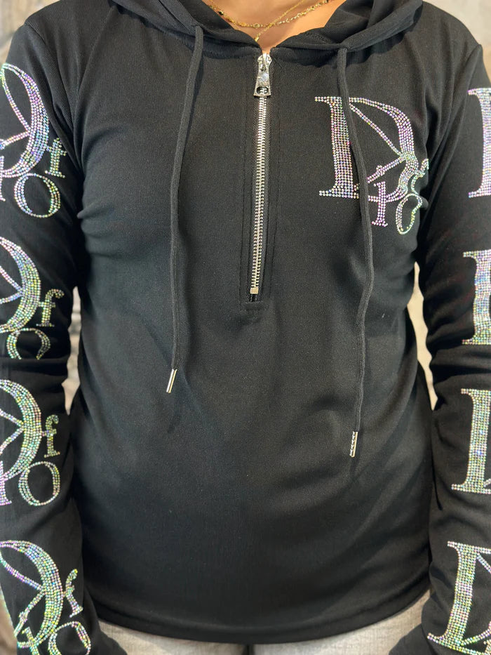 Leichtes Diof Shirt in Schwarz