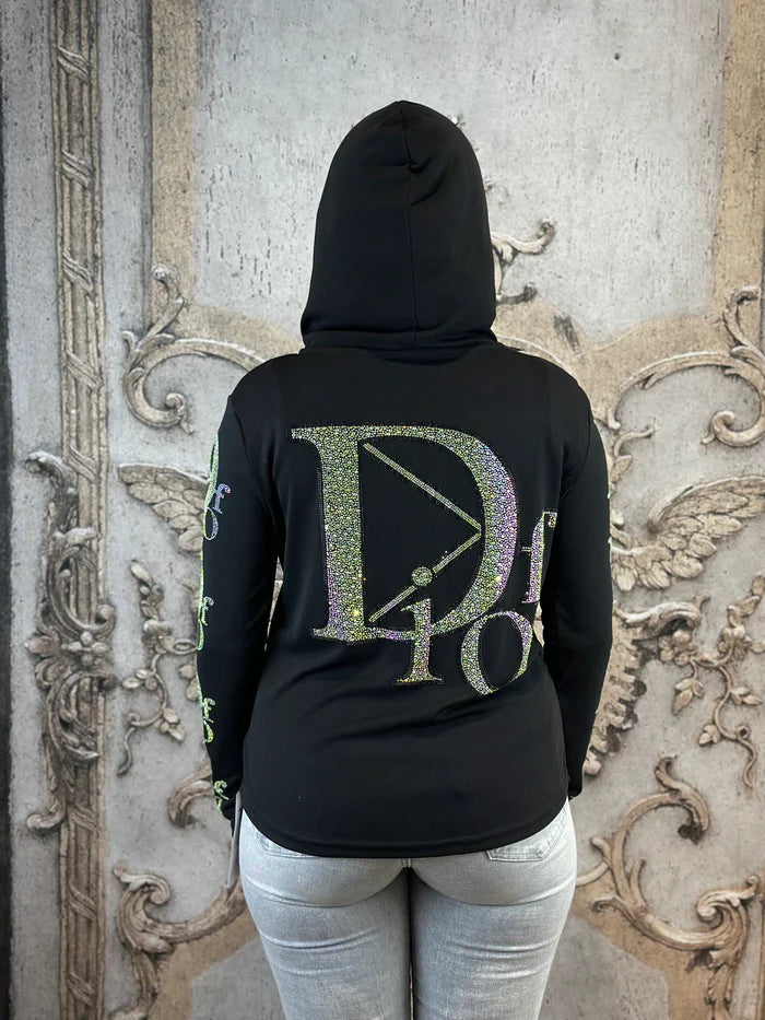 Leichtes Diof Shirt in Schwarz