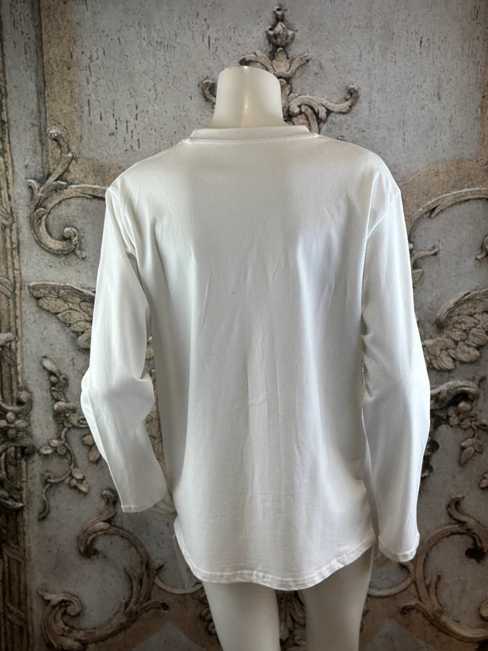 Leichtes Snoopy Sweatshirt in Weiß