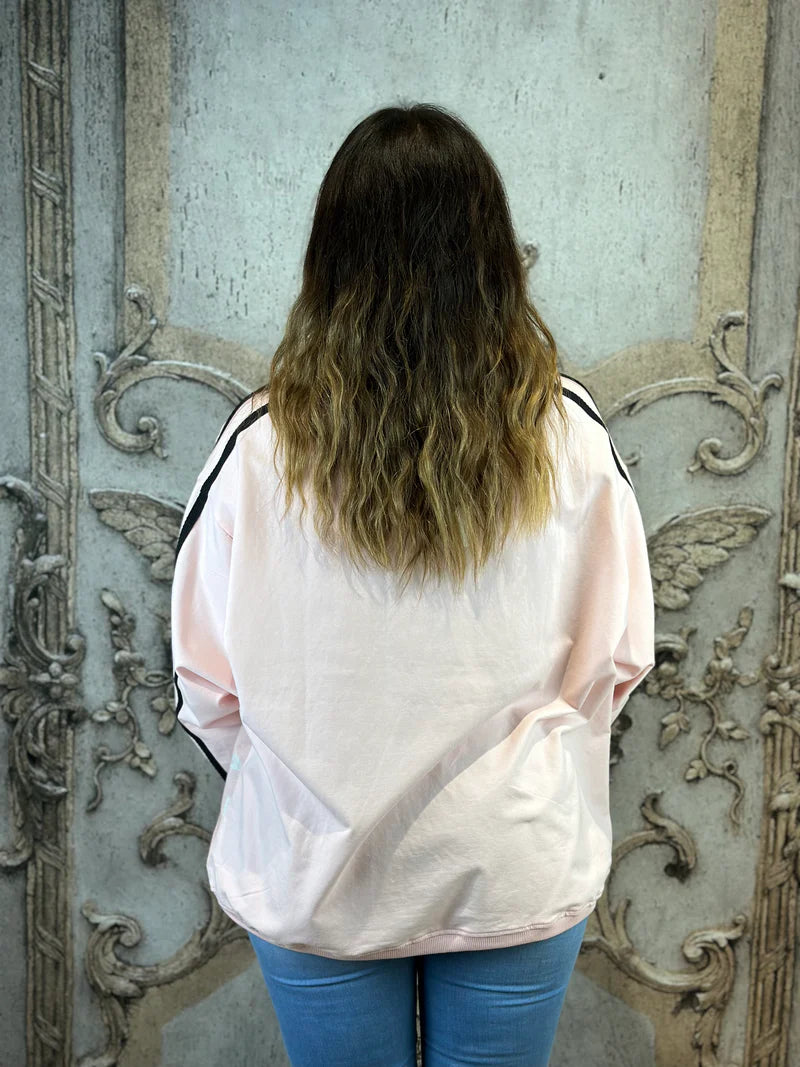 Leichtes Snoopy Sweatshirt in Pink