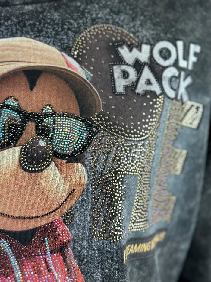 Mickey Sweatshirt in Schwarz