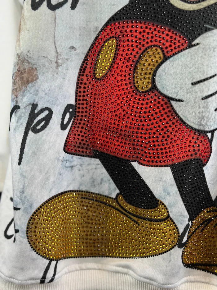 Mickey Sweatshirt in Weiß