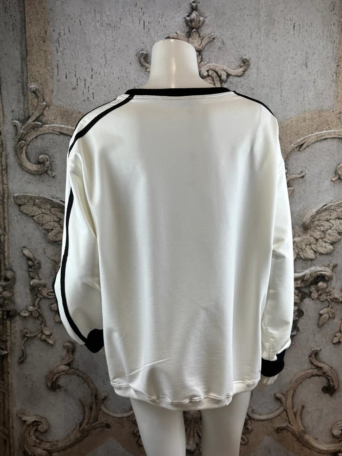 Mickey Sweatshirt in Weiß