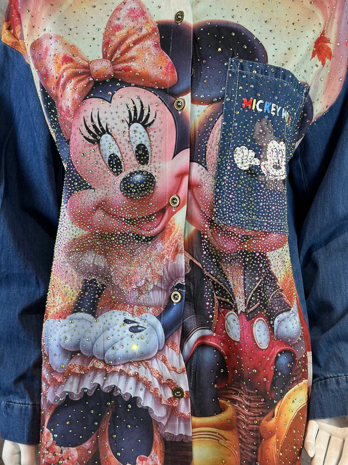 Minnie Bluse Full Strass