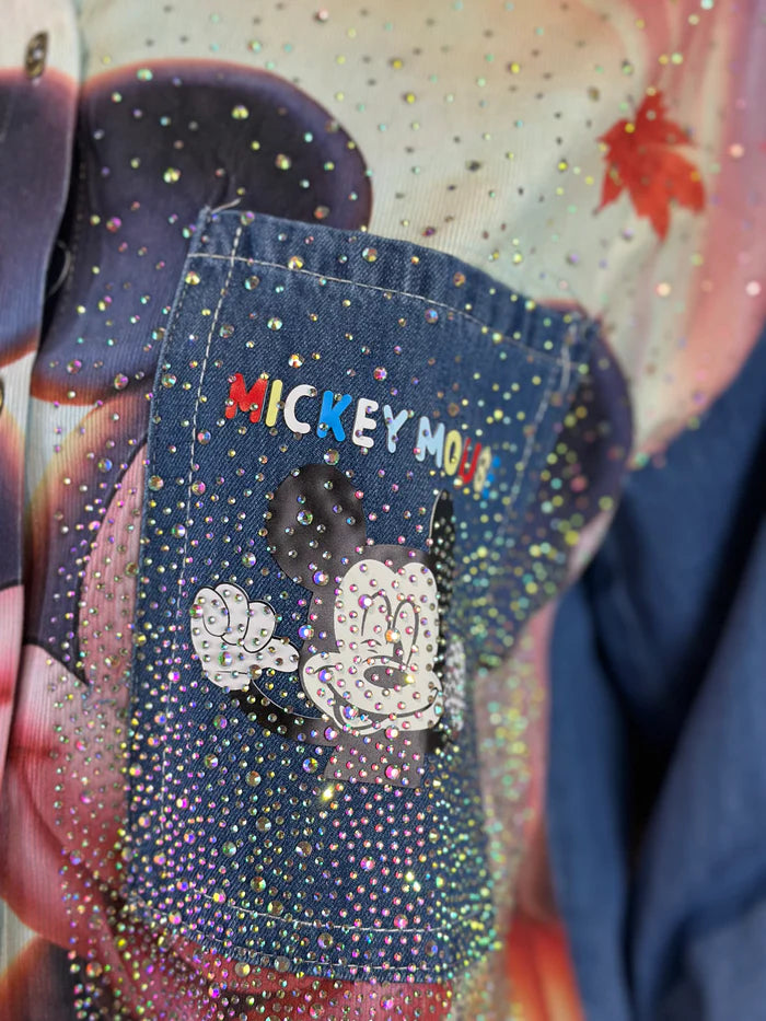 Minnie Bluse Full Strass