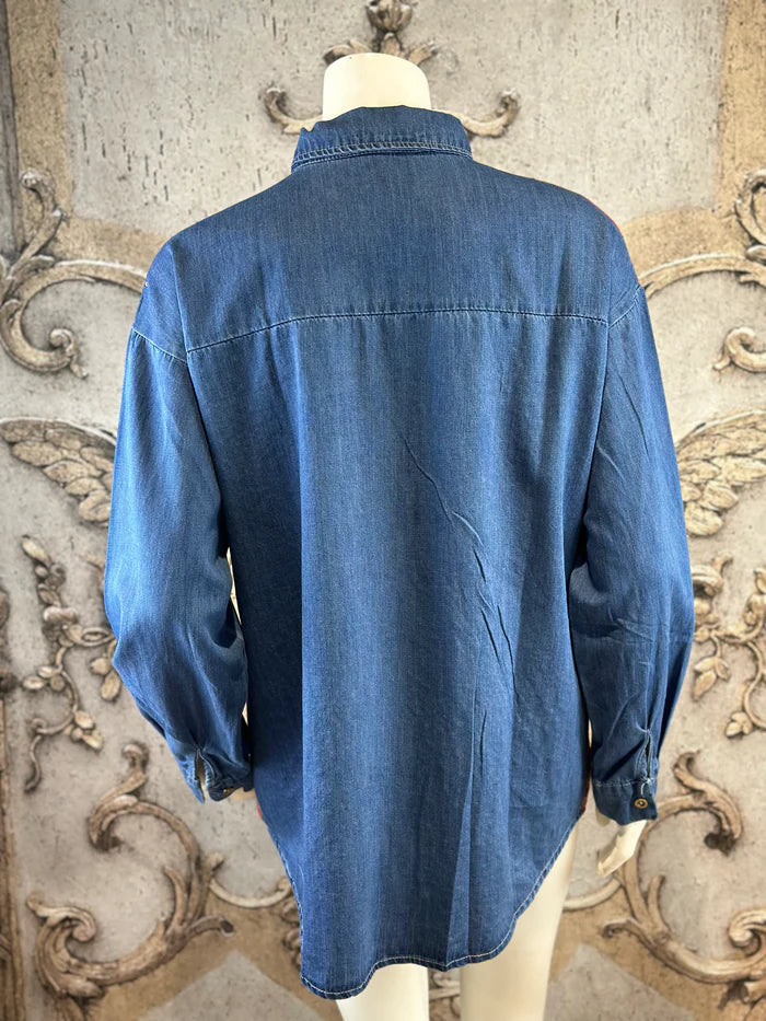 Minnie Bluse Full Strass