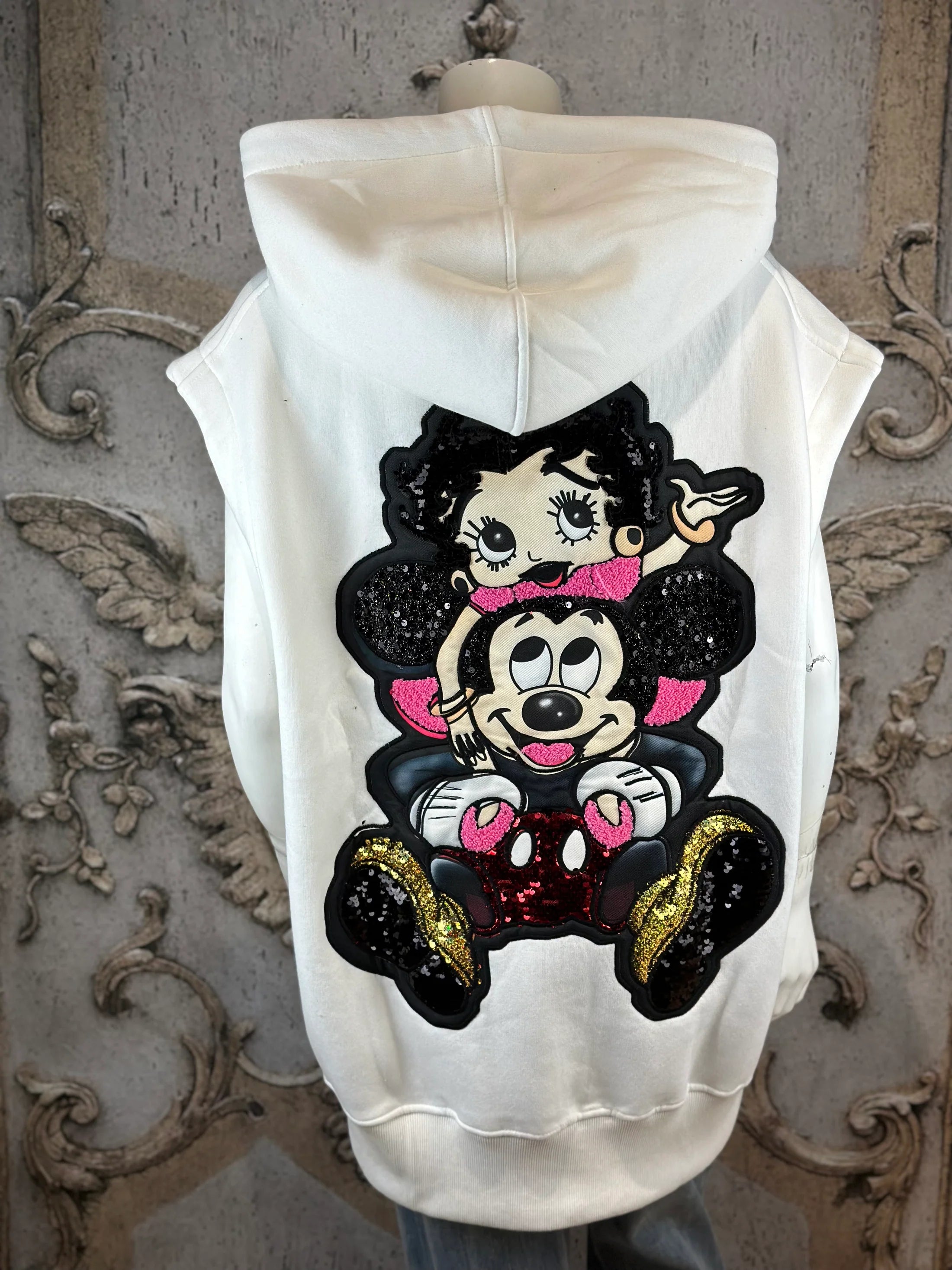 Oversize Betty x Mickey Sweat Weste