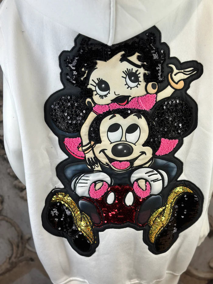 Oversize Betty x Mickey Sweat Weste