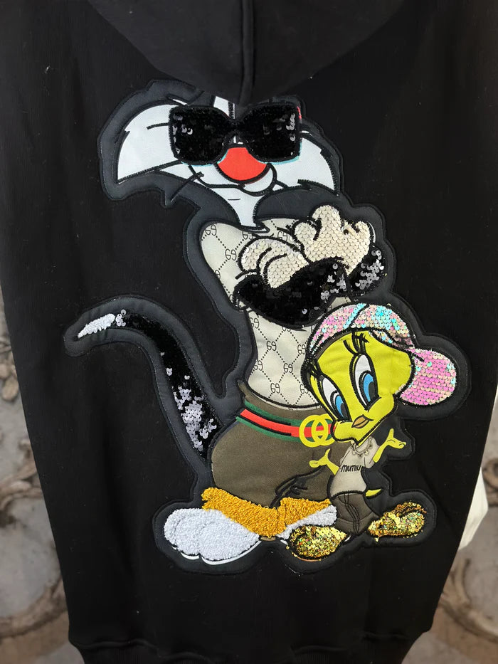 Oversize Tweety x Sweat Weste