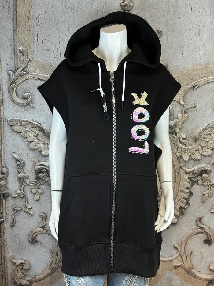 Oversize Tweety x Sweat Weste