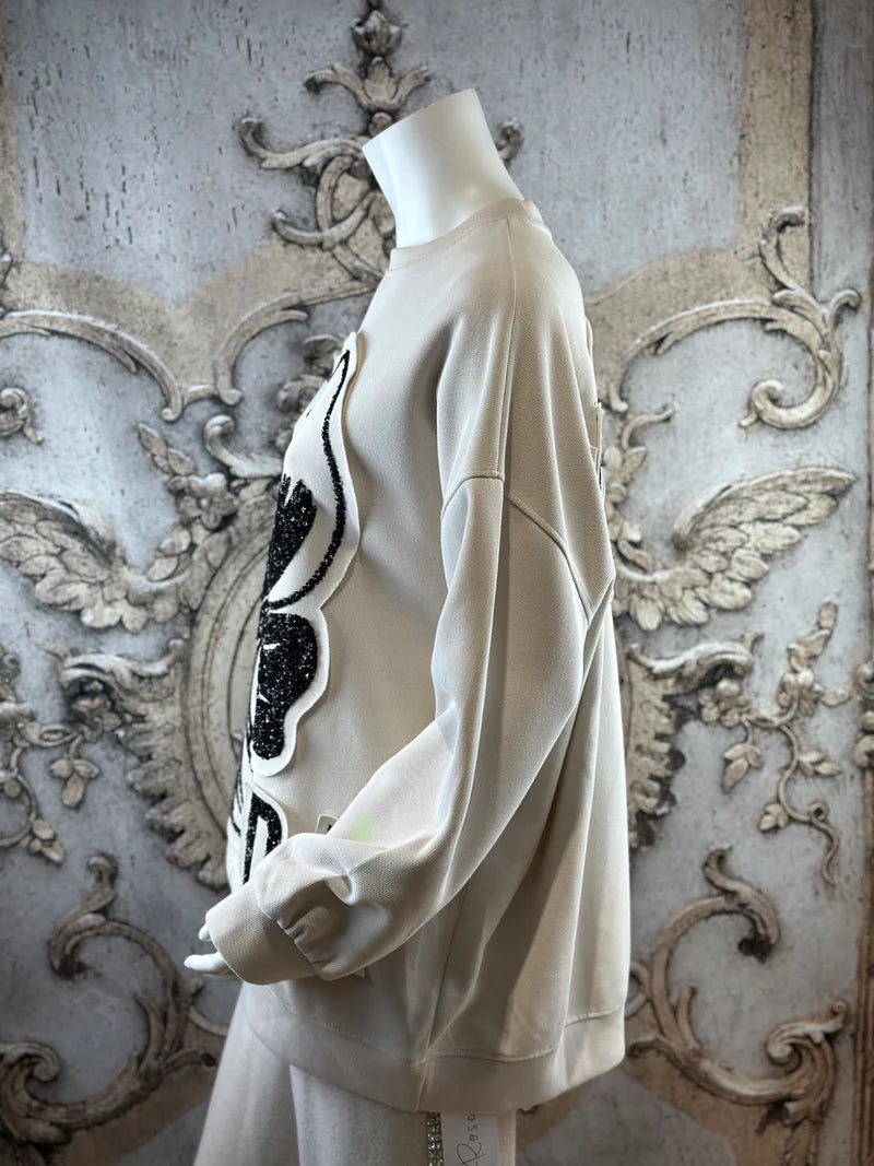 Snoopy Sweatshirt in Beige