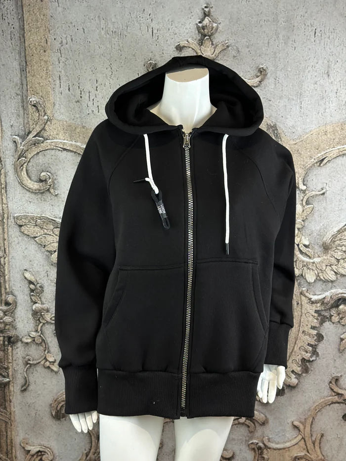 Tiger Sweat Jacke in Schwarz