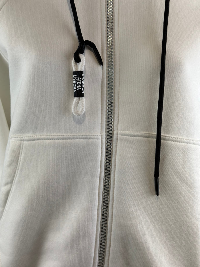 Tiger Sweat Jacke in Weiß