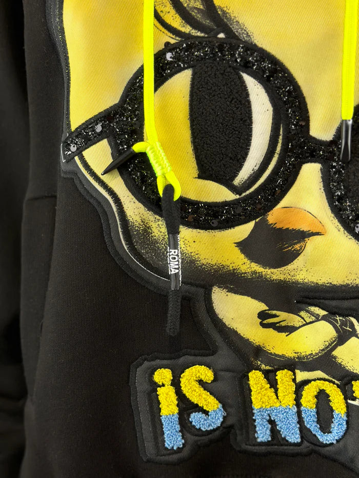 Tweety Hoodie in Schwarz