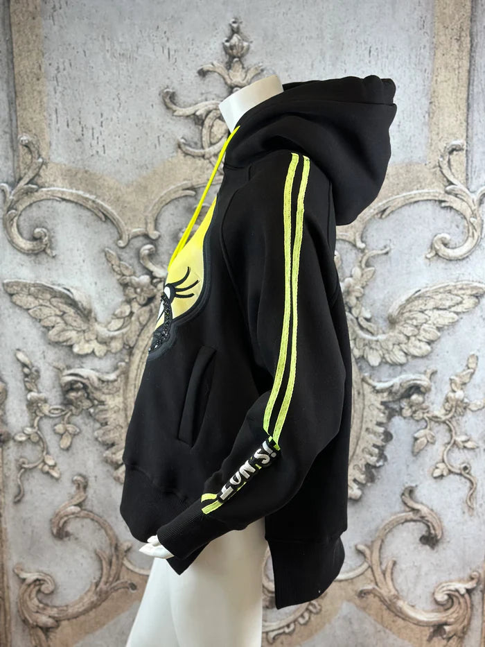 Tweety Hoodie in Schwarz