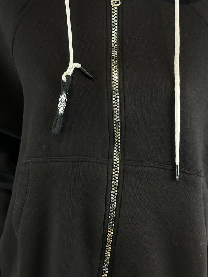 Tweety Sweat Jacke in Schwarz