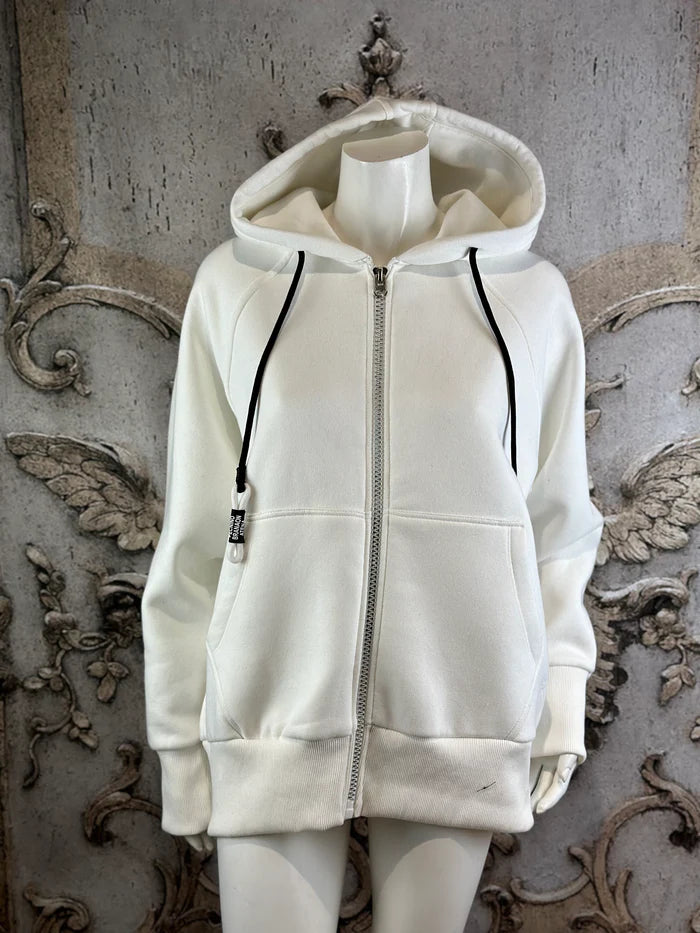 Tweety Sweat Jacke in Weiß