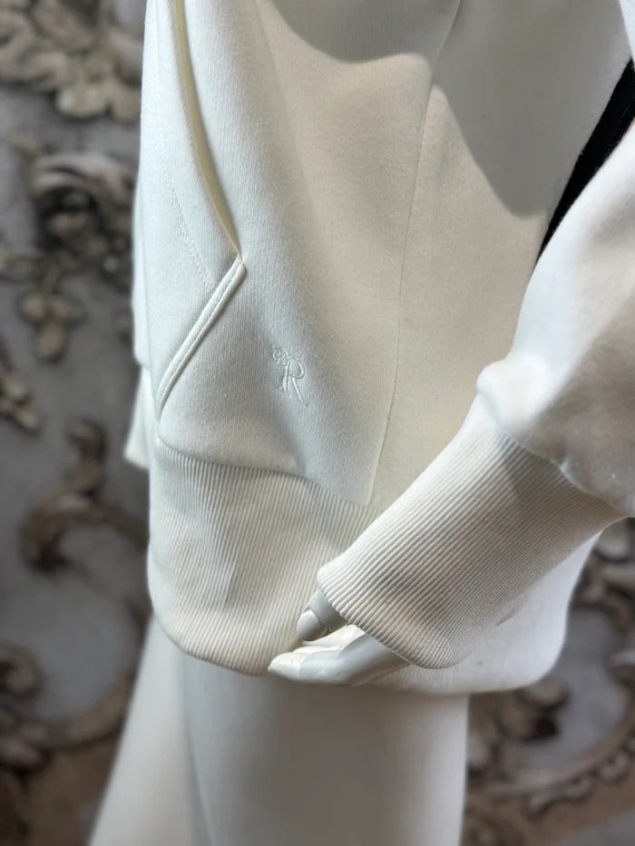 Tweety Sweat Jacke in Weiß