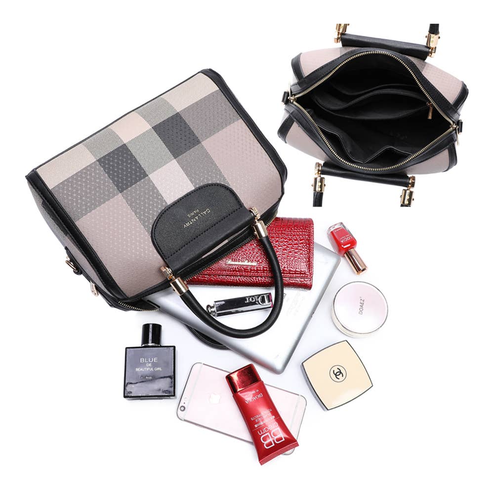 Die Schottin (M-9364-5): TAUPE/SCHWARZ